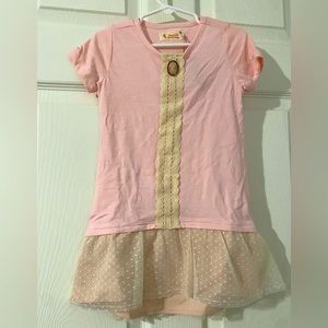 Vintage inspired girls dress